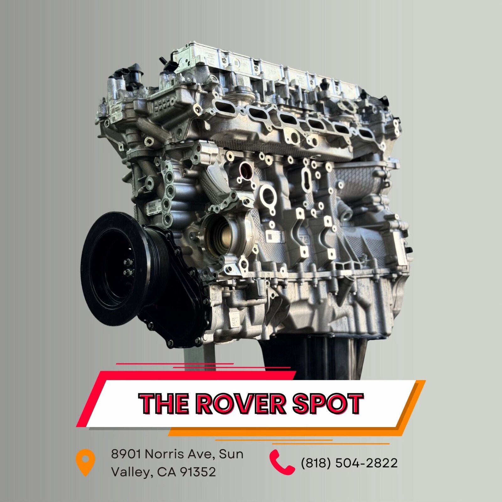 Land Rover Range Rover (L405) 3.0L i6 Ingenium Remanufactured Engine Part – OEM LR121443