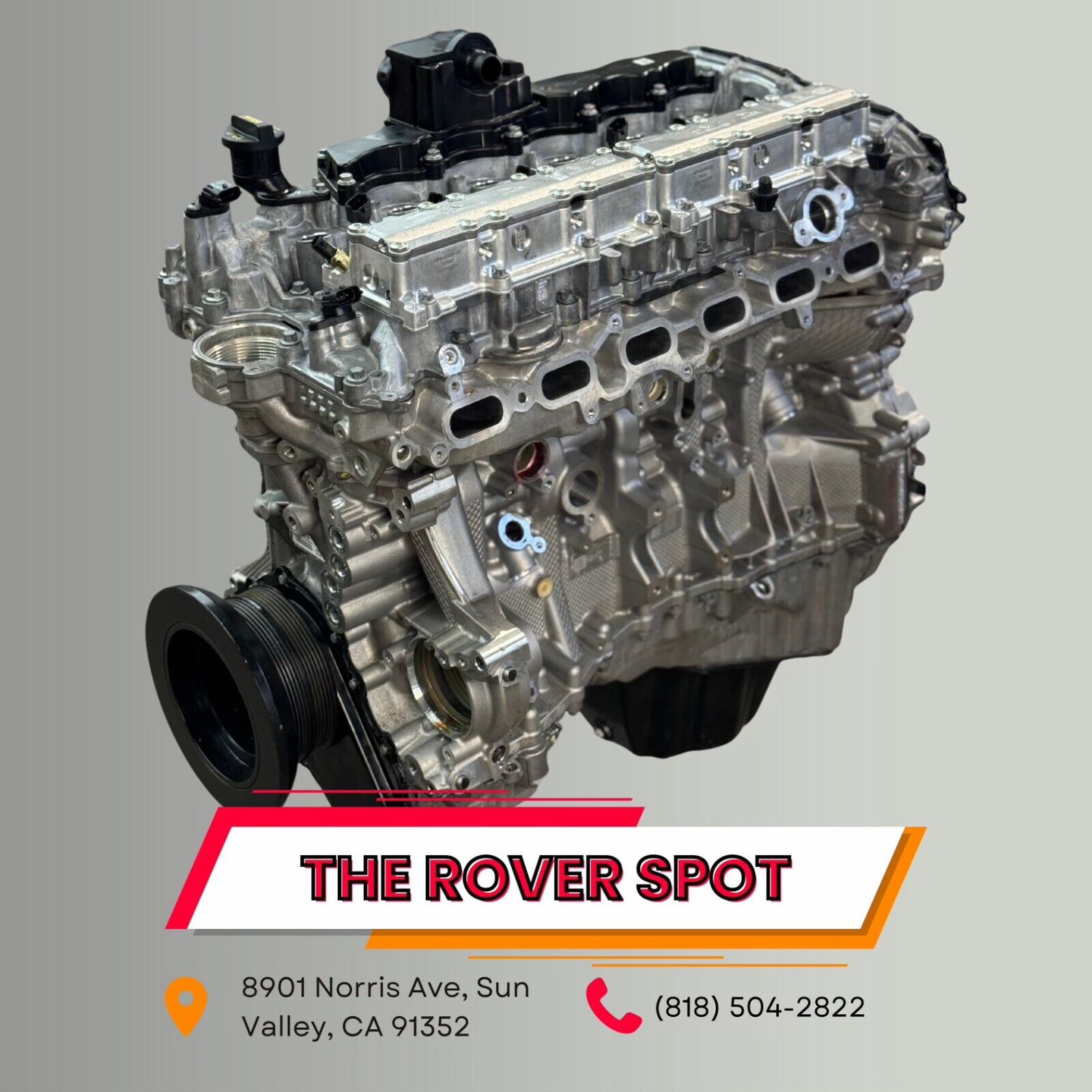 Land Rover Range Rover (L405) 3.0L i6 Ingenium Remanufactured Engine Part – OEM LR121443