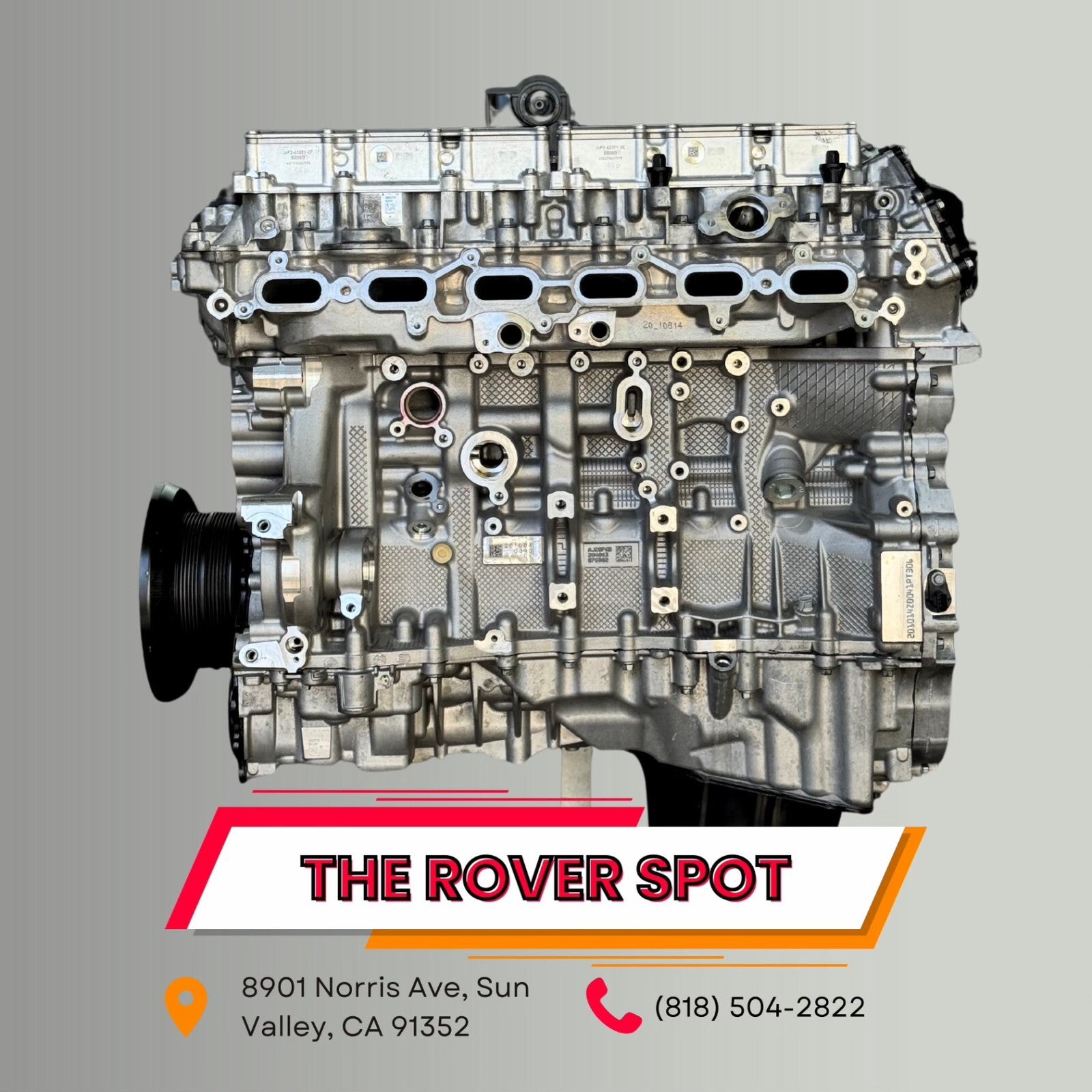 Range Rover Sport (L494) 3.0L i6 Ingenium Remanufactured Engine Part – OEM LR121443